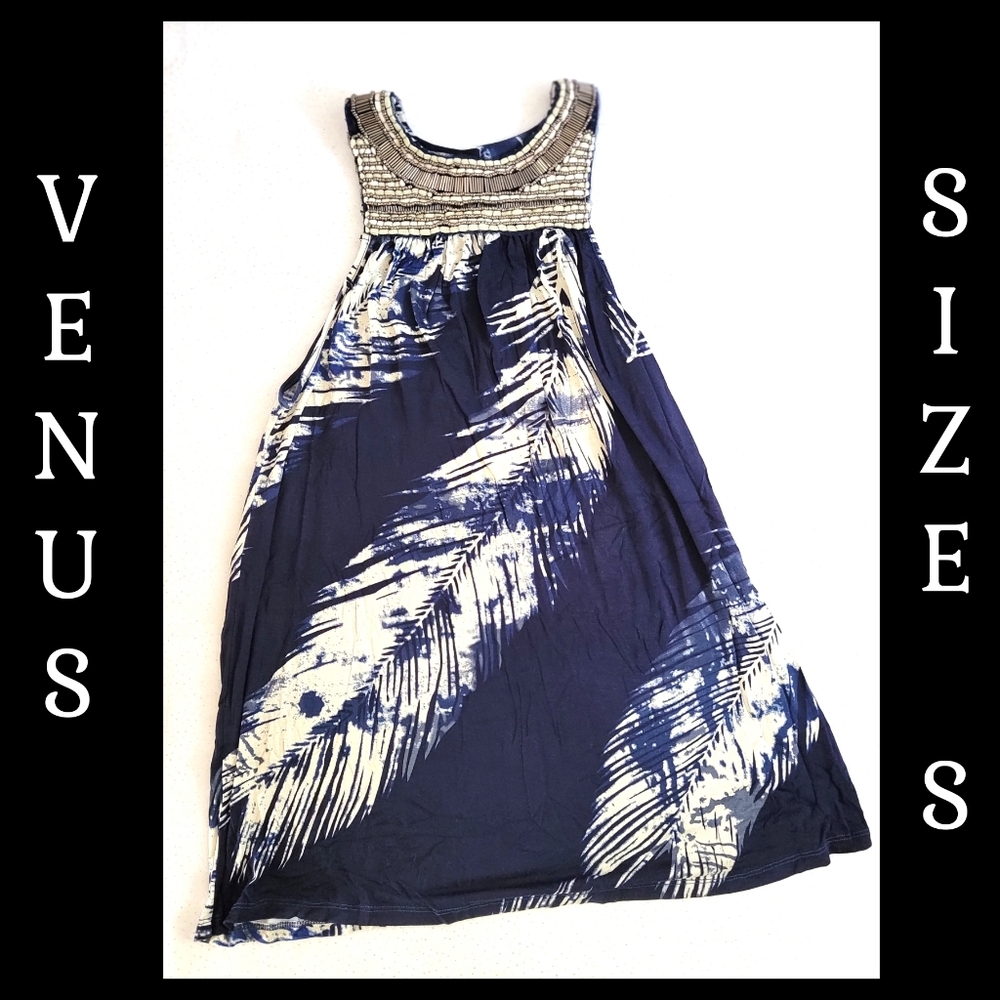 ♥️ (NWT) VENUS/ Size: S/ Palm Print Sleeveless Top